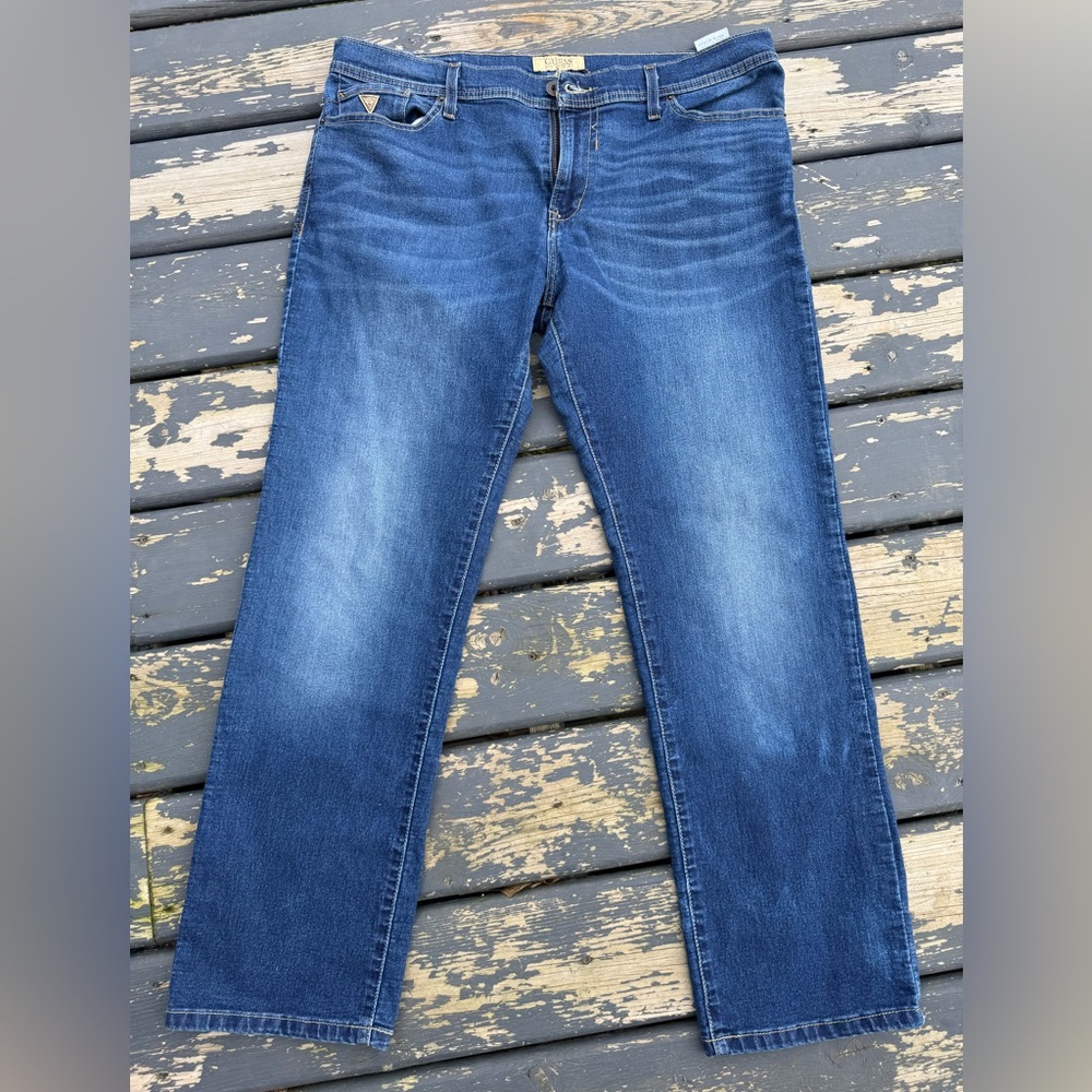 Guess Men's Indigo Straight Jeans